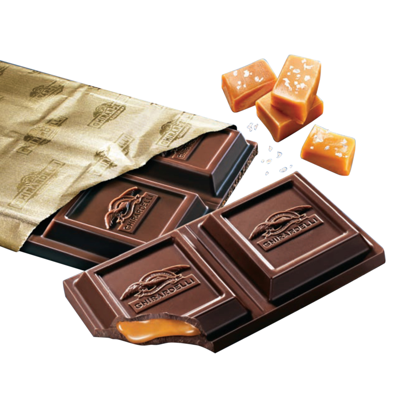 Ghirardelli Dark Chocolate Sea Salt Caramel Bar 3.5oz