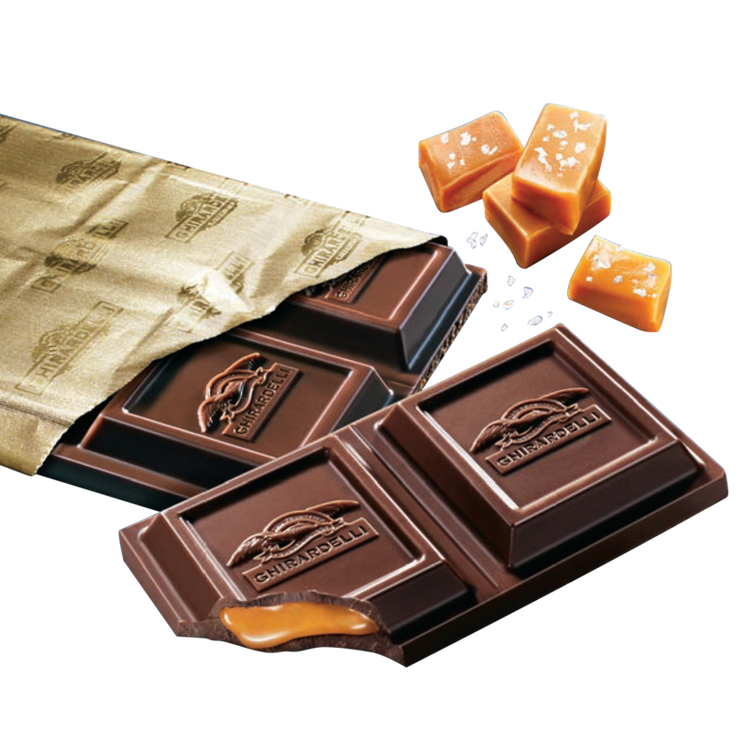 Ghirardelli Dark Chocolate Sea Salt Caramel Bar 3.5oz