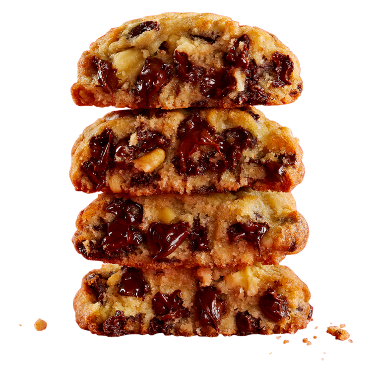 Levain Bakery Chocolate Chip Walnut Frozen Fully-Baked Cookies 8ct