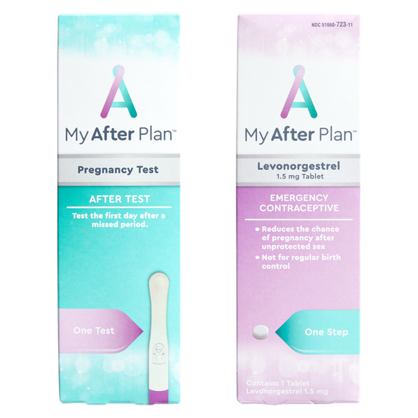 My After Plan Emergency Contraceptive Pill &amp; Pregnancy Test