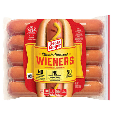 Oscar Mayer Classic Uncured Wieners 10ct 16oz