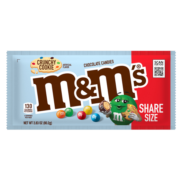 M&Ms Crunchy Cookie Share Size 2.83oz