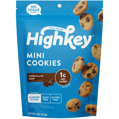 HighKey Chocolate Chip Cookies 2oz Bag