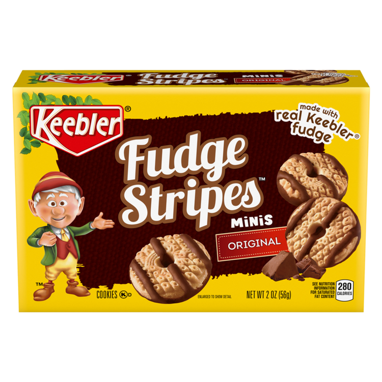 Keebler Fudge Stripes Minis 2oz Box