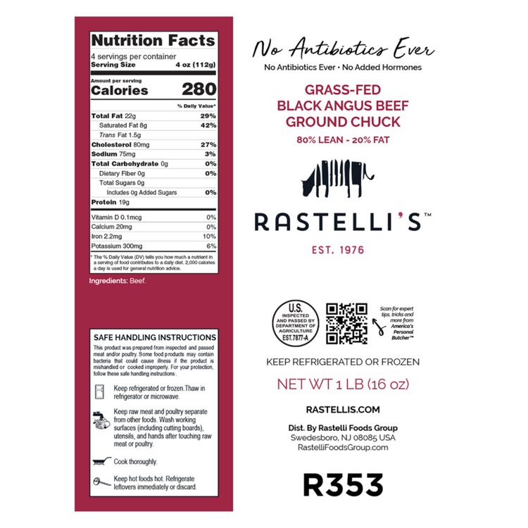 Frozen Rastelli's Protein Box - Chicken, Beef, & Fish Sampler