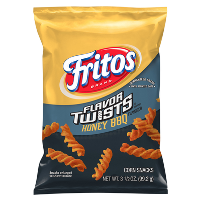 Fritos Flavor Twists Honey Barbeque 3.5oz