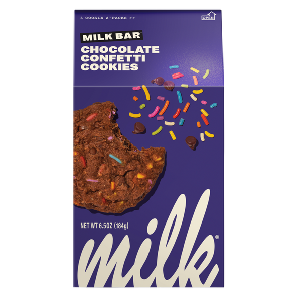 Milk Bar Chocolate Confetti Cookies 8ct