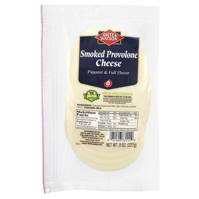 Dietz & Watson Sliced Smoked Provolone Cheese 8oz