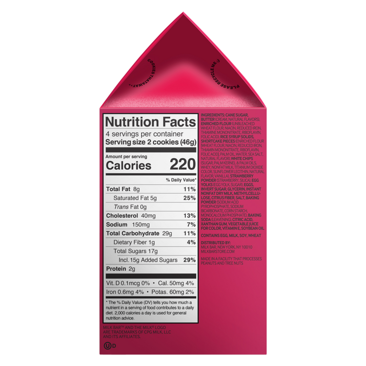 Milk Bar Strawberry Shortcake Cookies 6.5oz