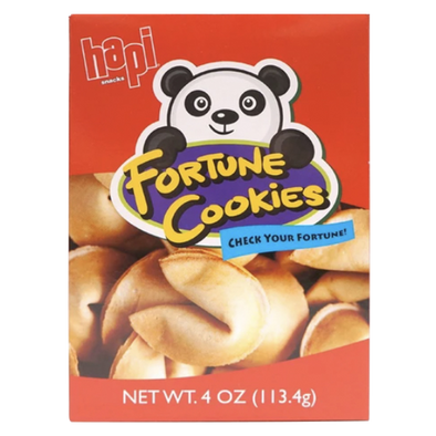 Hapi Fortune Cookies Box 4oz