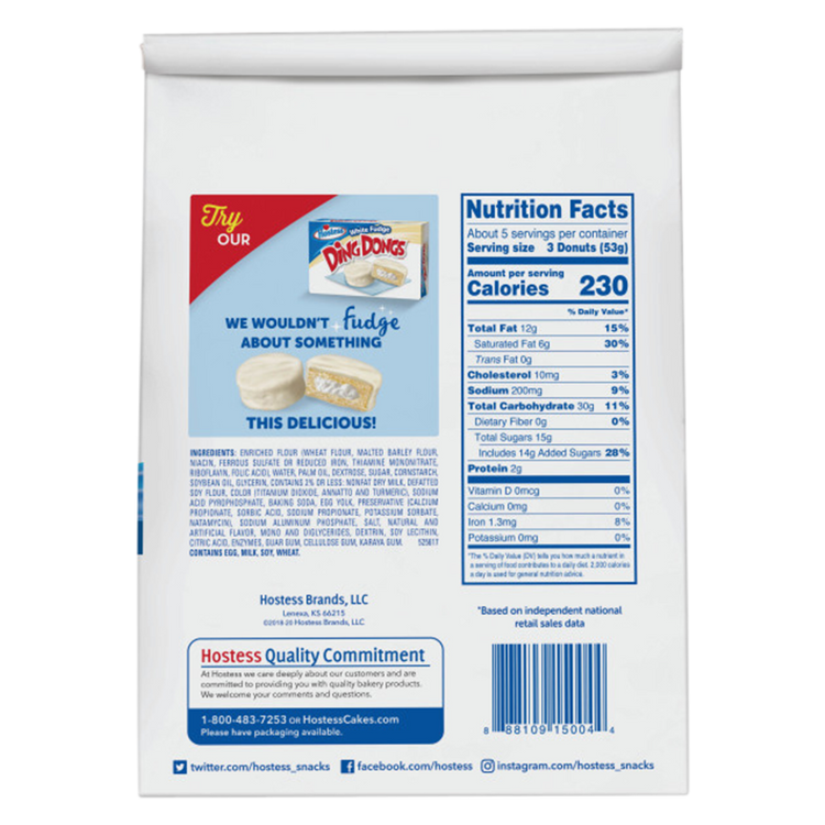 Hostess Donettes Powdered Mini Donuts Bag 10oz