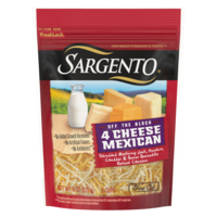 Sargento Natural Shredded Fine Cut 4 Cheese Mexican Blend 8oz