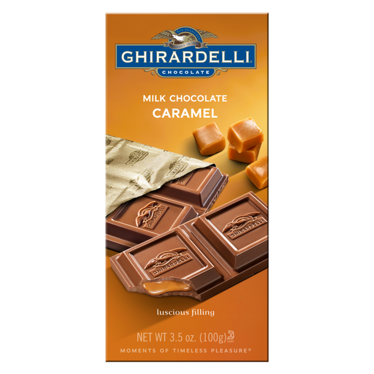 Ghirardelli Milk Chocolate Caramel Bar 3.5oz