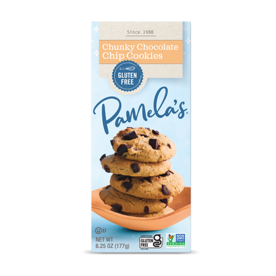 Pamela's Gluten Free Chunky Chocolate Chip Cookies 6.25oz box