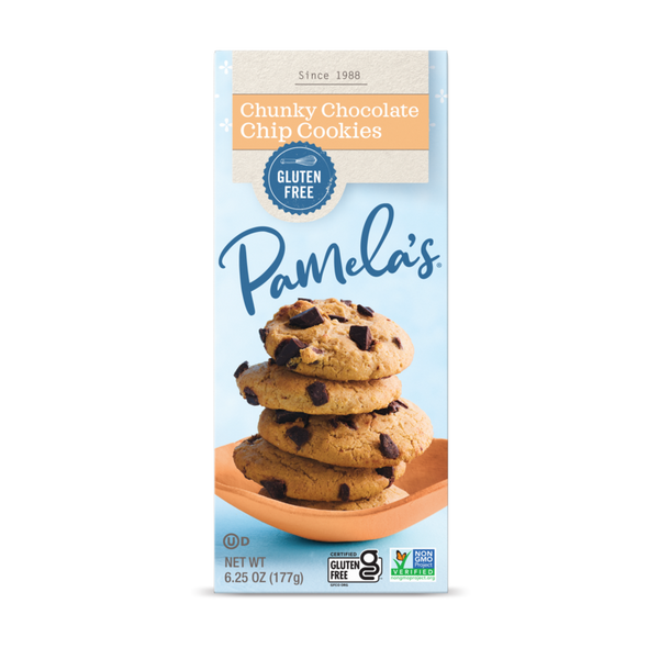 Pamela's Gluten Free Chunky Chocolate Chip Cookies 6.25oz box