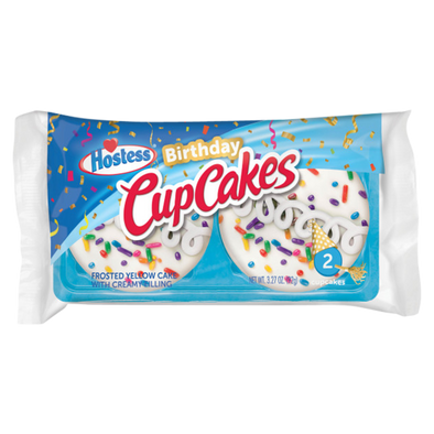 Hostess Birthday CupCakes Single Serve 2ct