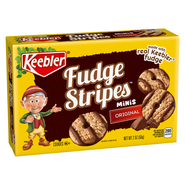 Keebler Fudge Stripes Minis 2oz Box